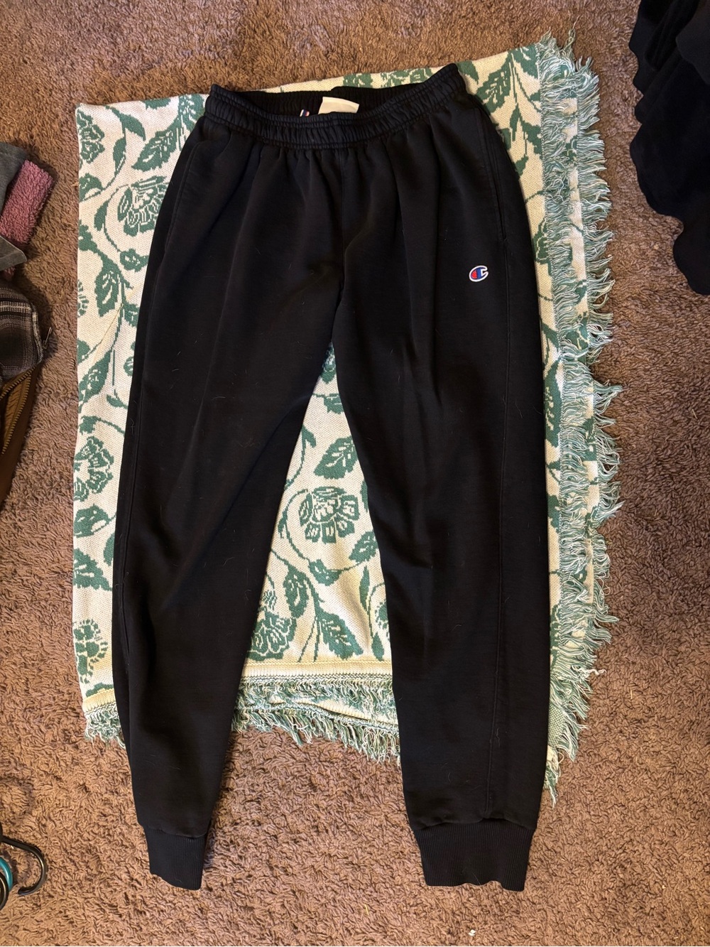 Champion Black Jogger Sweatpants